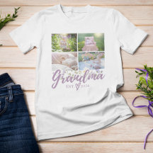 Elegante Floral gepersonaliseerde oma foto