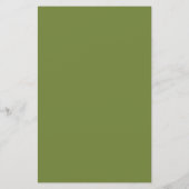 Elegante Floral Green Wedding Budget Menu (Achterkant)
