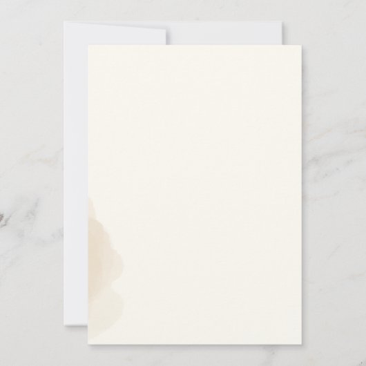 Elegante Floral Hexagon Gold Lijst bruiloft Kaart (Achterkant)