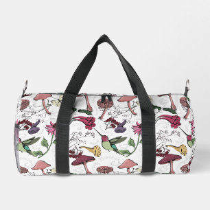 Elegante Floral Hummingbird Natuur Plunjezak