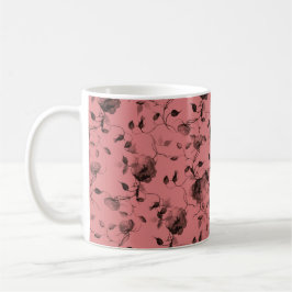 Elegante Floral Keramische Gift Koffiemok