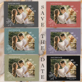 Elegante Floral lavendel bruiloft Save the Date Briefkaart