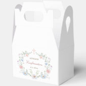 Elegante Floral Lijst bevestigingstafel Bedankdoosjes (Open)