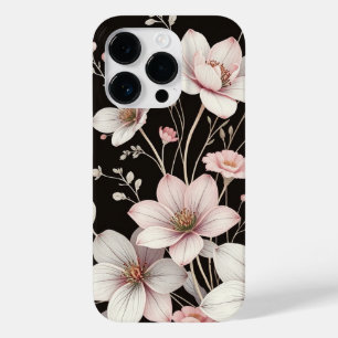 Elegante Floral Line Art Phone Case