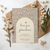 Elegante Floral Love You Oma Verjaardagsdag Kaart