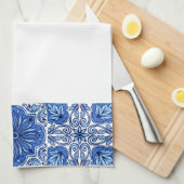 Elegante Floral Marokkaanse stijl vaatdoek Theedoek (Quarter Fold)