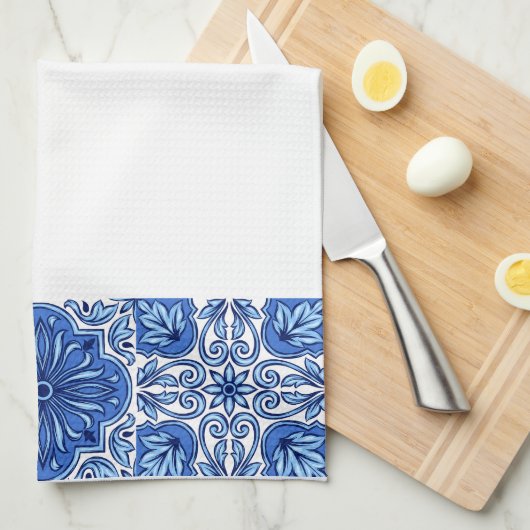 Elegante Floral Marokkaanse stijl vaatdoek Theedoek (Quarter Fold)