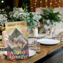 Elegante Floral minimalistische aangepaste foto br