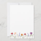 Elegante Floral Moederdag Brunch Kaart (Achterkant)