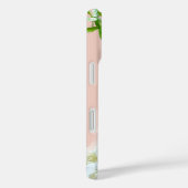 Elegante Floral Monogrammed iPhone / iPad case (Achterkant / Rechts)