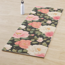 Elegante Floral Noir Floral Pastel Roze Ivoor Roze