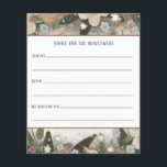 Elegante Floral Pas getrouwd Advies Inspirivity ca<br><div class="desc">Deze elegante boho floral bruiloft-advieskaarten zijn uitgerust met handgetekende bloemen. Een leuke manier voor de pasgetrouwden om de broodnodige adviezen van al hun gasten te krijgen. Het prachtige ontwerp omvat bloemen, plantaardige stoffen en bladeren voor een natuurlijke look die perfect is voor elk trouwseizoen. Vind prachtige overeenkomende objecten in het...</div>