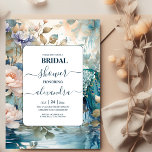 Elegante Floral Peacock Chinoiserie Bridal Kaart<br><div class="desc">Nodig uw gasten uit voor een feest van liefde met onze Charming Whimsy Floral Chinoiserie Bridal Shower Invitation. De ingewikkelde bloemmotieven geïnspireerd door Chinoiserie art zetten het podium voor een douche gevuld met bloesems van liefde. Elk delicaat bloemblaadje vertelt een verhaal over romance, waardoor deze uitnodiging een perfecte introductie is...</div>