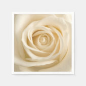 Elegante Floral Roos Tuin Servet (Voorkant)