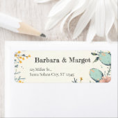 Elegante Floral Spring Easter Egg Hunt Etiket (Insitu)