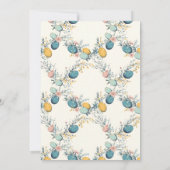 Elegante Floral Spring Easter Egg Hunt Kaart (Achterkant)