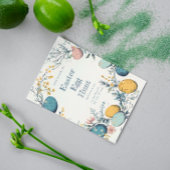 Elegante Floral Spring Easter Egg Hunt Kaart