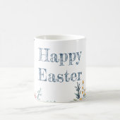 Elegante Floral Spring Easter Egg Hunt Koffiemok (Center)