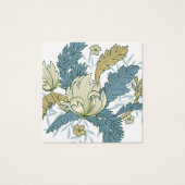 Elegante Floral Vines Oorbel Display Kaart (Achterkant)