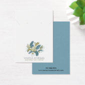 Elegante Floral Vines Oorbel Ketting Display Kaart (Bureau)