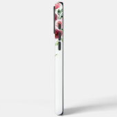 Elegante Floral Waterverf Roos iPhone / iPad case (Achterkant / Links)