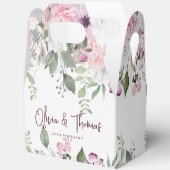 Elegante Floral Wedding Favoriete Boxen Bedankdoosjes (Open)