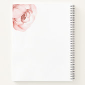 Elegante Floral Wedding Planner Notitieboek (Achterkant)