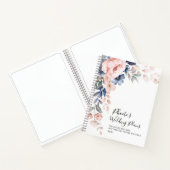 Elegante Floral Wedding Planner Notitieboek (Binnen)