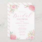 Elegante Floral Wildflower Bruids Douche Uitnodigi Kaart (Voorkant / Achterkant)