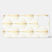  elegante florale art deco herhaalde ventilator p Case-Mate iPhone case (Achterkant (horizontaal))