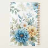 Elegante Florale Persoonlijke Office Planner (Achterkant)