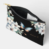 Elegante florale vlinder make-up tas (Open)