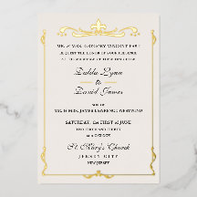Elegante Florentijnse Fleur-de-Lis Off White Goud