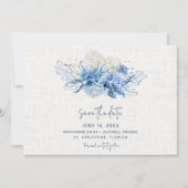 Elegante Florida Beach Wedding Photo Save the Date (Voorkant)