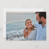 Elegante Florida Beach Wedding Photo Save the Date (Achterkant)