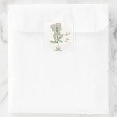 Elegante Flower Wedding Sticker (Tas)