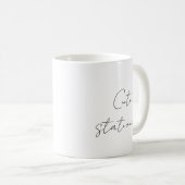 Elegante Fluit Koffiemok (Voorkant rechts)