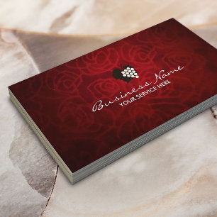 Elegante fluweeltextuur wijn visitekaartjes