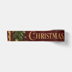 Elegante Fluwelen Strik Kerst, Luxe Botanisch Satijnen Lint