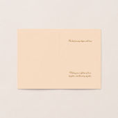 Elegante Folie bruiloft Kaart (Binnen)