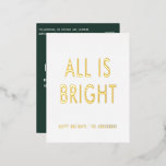 elegante folie geen foto moderne folie vakantie br folie feestdagen briefkaart<br><div class="desc">groen wit en folie ,  niet fotocollage ,  modern ,  leuk kerstfeest - kaartenontwerp .</div>