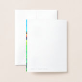 Elegante Folie golfhobby 50e sportverjaardag Folie Kaarten (Met envelop)