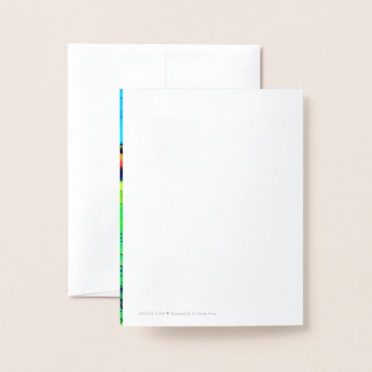 Elegante Folie golfhobby 50e sportverjaardag Folie Kaarten (Met envelop)