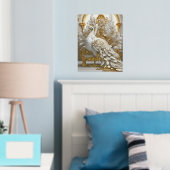 Elegante Folie Print, Folie Kleur: Goud, Mat Afdrukken (Insitu (Slaapkamer))