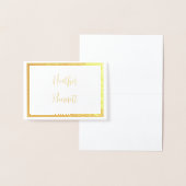 Elegante folie-scriptuur bruiloft gast naam zitpla folie kaarten (Display)
