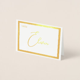 Elegante Folie Tafelnummer Tent - ELF