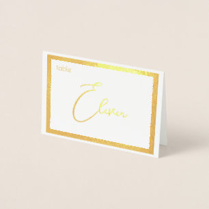 Elegante Folie Tafelnummer Tent - ELF