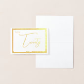 Elegante Folie Tafelnummer Tent - TWINTIG (Display)