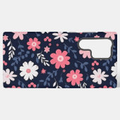 Elegante Folk Art Flower Samsung Galaxy Hoesje (Achterkant horizontaal)