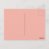 Elegante Fonkelende Zachte Roze & Gouden 40e Verja Briefkaart (Achterkant)